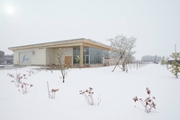 Osato Laboratory Covered With Snow