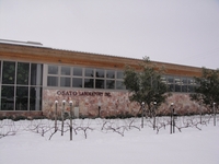 Osato Laboratory Covered With Snow