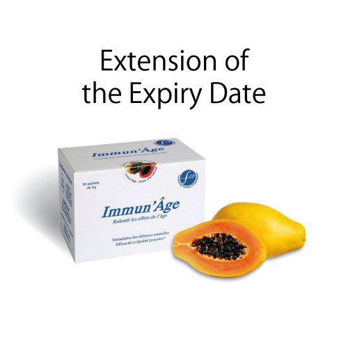 Extension of the Expiry Date of Immun'Âge®