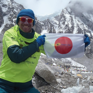 Marathon man on the roof of the world! David Redor sends a big thanks to the Immun'Âge team.